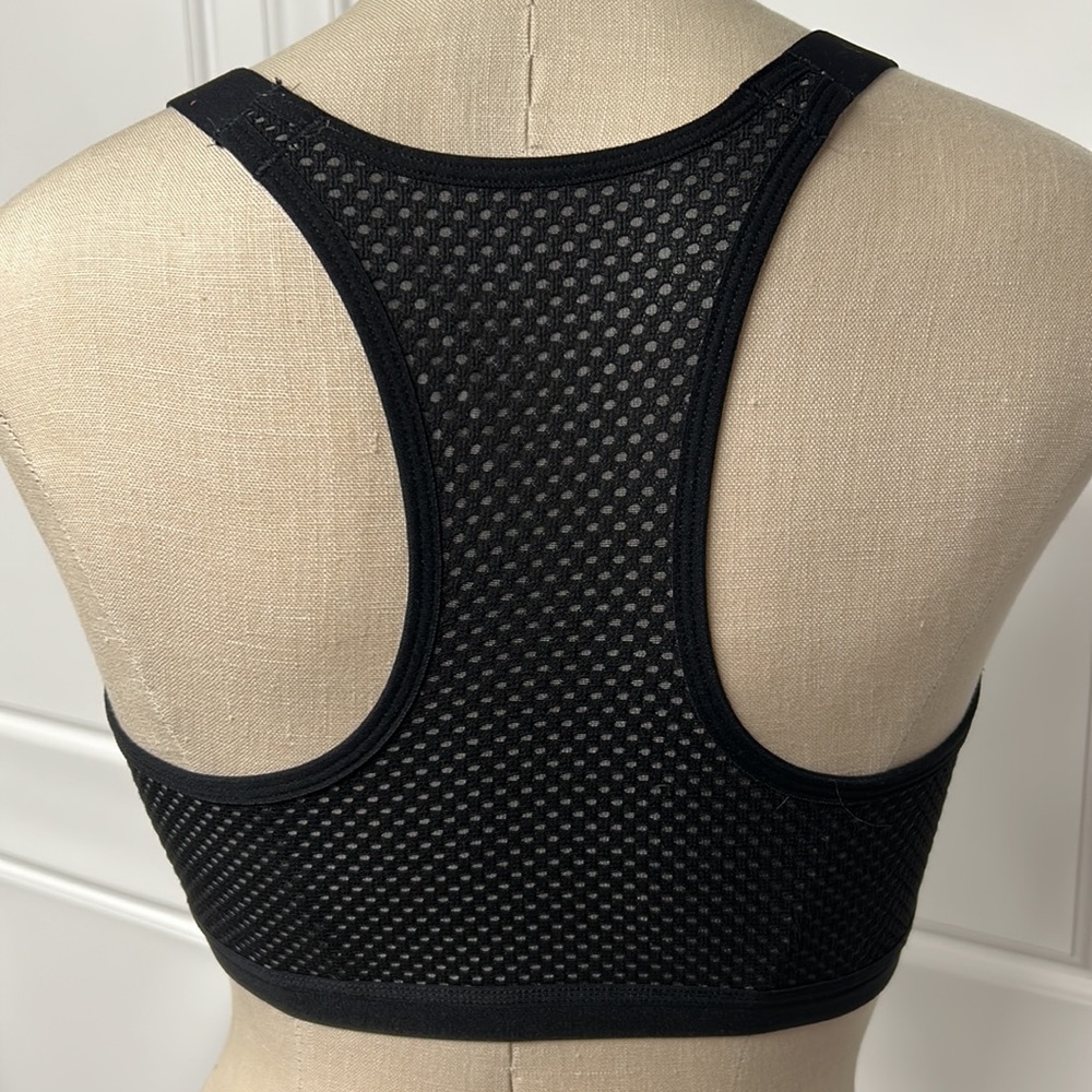 Wacoal Sports Bra Zippered Racer Back #853222 34DDD Underwire Adjustable Straps - Picture 5 of 15
